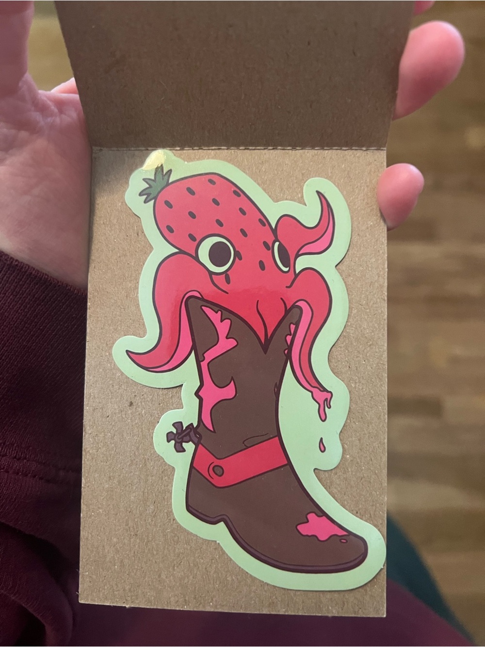Italian Brain Rot Character Sticker Strawberrini Octosini Roblox